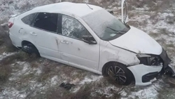 В Нефтекумском округе погиб водитель перевернувшейся легковушки